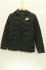 【中古】 NIKE レディースダウンジャケット M NSW DOWN FILL NIKE M 黒 ブラック 白 ホワイト