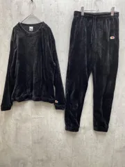 FRUIT OF THE LOOM フルーツオブザルーム フリース パジャマ ルームウェア セットアップ sizeL/黒 ◆■レディース