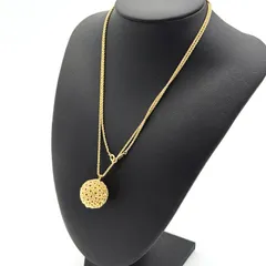 美品 Dior ボール ネックレス ゴールド クリスチャン ディオール Christian Dior ヴィンテージ 球体