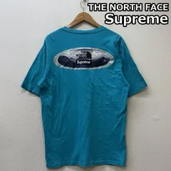 シュプリーム×ノースフェイス 21AW MOUNTAINS S/S Tee マウンテン ロゴ クルーネック 半袖 Tシャツ NT52101I メンズ L ISItems【USED】【古着】【中古】50148861