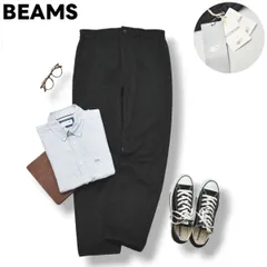 【新品】 【ロングセラー】 ビームス BEAMS ストレートウール ミックス イージーパンツ M グレー アメカジ ストリート カジュアル メンズ 男性用