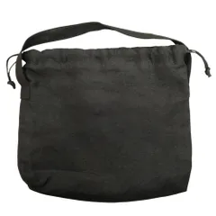 Aeta アエタ HEMP TOWEL  Drawstring Pouch＋Hnad ヘンプ タオル リネン ポーチ バッグ FREE ブラックのサムネイル
