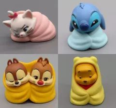 【中古】トレーディングフィギュア 全4種セット 「くるまりスタイル ディズニーキャラクター」