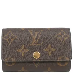 ルイヴィトン LOUIS VUITTON キーケース ミュルティクレ6 モノグラムキャンバス モノグラム ゴールド金具 茶 6連 6本  M62630 SP2230 【箱】【中古】