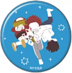 【中古】バッジ・ビンズ モモ＆オカルン＆ジジ 「ダンダダン キャラバッジコレクション ゆるパレット」