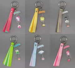 【中古】キーホルダー 全6種セット 「サンリオキャラクターズ ミニチャーム付きリボンタッセルPart.1」