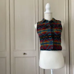 61 ビームス BEAMS ペンドルトン　PENDLETOＮ　 オープニングセレモニー ジレ ベスト 総柄　レディース　ladies　お呼ばれ　デート　オフィスカジュアル　食事会　可愛い　お出かけ　上品のサムネイル