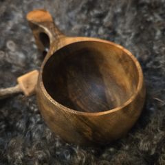 suns wood サンズウッド 手彫り 白樺 コブ 瘤 ククサ ソロキャン野営