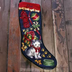 MP111 ヴィンテージ X'masソックス クリスマスツリー飾り タペストリー 靴下