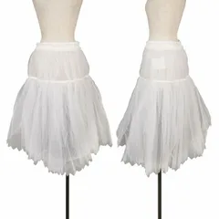 コムデギャルソンCOMME des GARCONSチュール切替スカート 白M - メルカリ