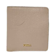 FURLA(フルラ) 2つ折り財布 - ベージュ レザー