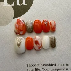 現品限り　ニュアンスネイルチップ　推しネイル　成人式ネイル　ネイルチップ