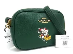 ■新品■未使用■ COACH コーチ CN024 レザー ディズニーコラボ ミッキー ミニー レザー クロスボディ ショルダーバッグ BL2662