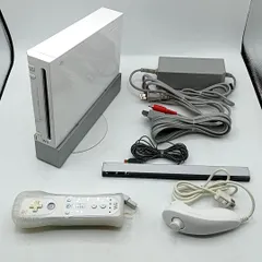 【中古動作品】任天堂 Wii すぐに遊べる 本体一式セット siro シロ Nintendo ニンテンドー