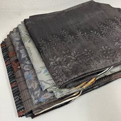 大島紬 着物 正絹 5着 着物まとめ売り リメイク材料 m-667 - メルカリ