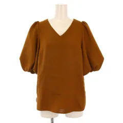 アナイ ANAYI シャツ ブラウス 半袖 38 ブラウン 102117-13-550-85 /BM