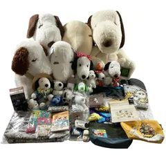 ★ SNOOPY スヌーピー グッズ  約30点 まとめ ぬいぐるみ フィギュア バッグ キーホルダー 缶バッチ ポーチ マスコット 等 3.85kg