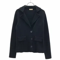 Cruciani ブラック テーラードニットジャケット 38 Cruciani ブラック テーラードニットジャケット 38 GLORYGUY