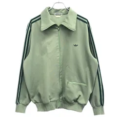 adidas アディダス 1980's  デサントタグ トラックジャケット&パンツ セットアップ  グリーン O/L