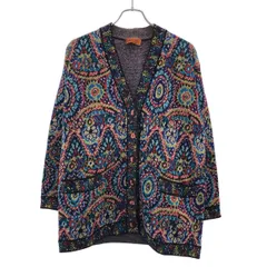 MISSONI ミッソーニ ヴィンテージ ウールニットカーディガン  ミックス S
