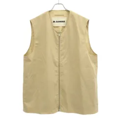 JIL SANDER ジルサンダー 21AW ジップアップウールベスト JSMT460101 ベージュ 50のサムネイル
