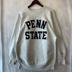 A7883 90's Champion Reverse Weave リバースウィーブ PENN STATE カレッジスウェット グレー (2XL)