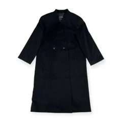 カシミヤ10% ESPRITCORE エスプリットコア ノーカラー コート M~L程度 /ブラック レディース