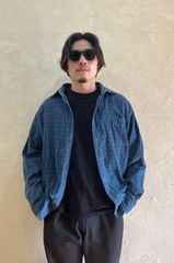 90s セントジョンズベイ シャドーチェックネルシャツ 長袖 オンブレ