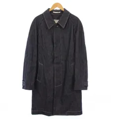 【中古】メゾンマルジェラ 14 18AW デニムステンカラーコート アウター ロング 44 インディゴ S50AH0048 メゾンマルジェラ 14 Maison Margiela 14 18AW デニムステンカラー