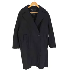 ザラ ZARA MANTECO オーバーサイズ ウール ダブルブレスト  ロング コート レディース import：S 