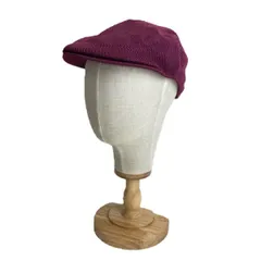 KANGOL　ハンチング　帽子　ロゴ　無地　刺しゅう　ワンポイント　ブランドロゴ　古着