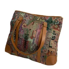 COMOLIVA　トートバッグ　総柄　古着