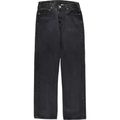 古着 00年代 リーバイス Levi's 501 ブラックデニム ストレートデニムパンツ メンズw29相当/evb032808