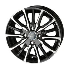 w*n様 15インチ ブラック 多スポークホイール 7本スポークホイール 15インチ（自動車） | 車、バイク、自転車 の