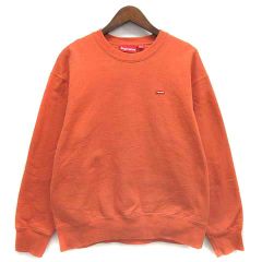 Small Box Logo Crewneck オレンジ - メルカリ