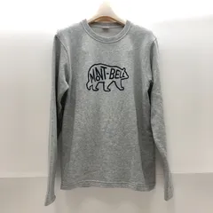 【美品】montbell キッズ 長袖 トレーナー スウェット グレー 160サイズ モンベル SGMT10-9951