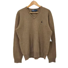 ポロバイラルフローレン Polo by RALPH LAUREN スモールポニー刺繍 vネック ウールニット メンズ JPN：L 