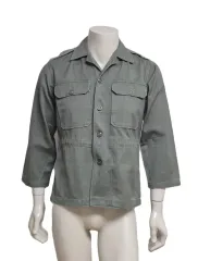 ミリタリー 旧モデル 70年代 無地 軍服 トップス ジャケット (S)