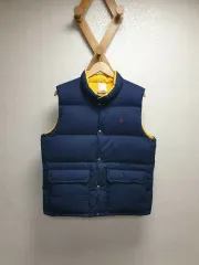 メンズ100 ポロラルフローレン リバーシブル ダウンベスト