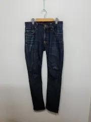 (32) ヌーディージーンズ シンフィン デニムパンツ インディゴデニムウォッシュ ストレッチ ヴィンテージ