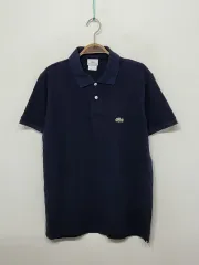 (M) ラコステ 半袖 カラーTシャツ ネイビー PK ポロ Tシャツ 海外モデル