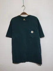 (M) Carhartt カーハート 半袖Tシャツ ポケット ロゴ コットンTシャツ アメカジ