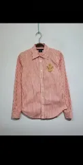(M) ラルフローレン ポロ シャツ ストライプ カジュアル