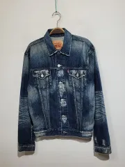 (L) LEVI'S リーバイス デニムジャケット 赤タブ デニムジャケット ヴィンテージ