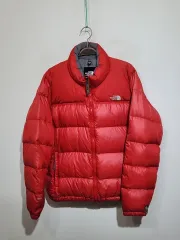 (XL) ザノースフェイス ダウンジャケット レッド 700 ダウンジャケット