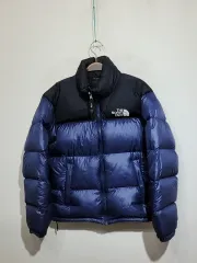 (95) THE NORTH FACE ザノースフェイス ヌプシダウンジャケット アウター ツートン グースファー 700 グースダウン ジャケット