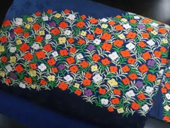 a2508-104 名古屋帯 九寸 美品 正絹 着物 名古屋仕立て