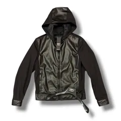 EMMETI JURI 黒スウェードレザー シングルライダース 48 EMMETI（エンメティ） 春秋冬 ユリ ラムナッパ チェラータ シングル