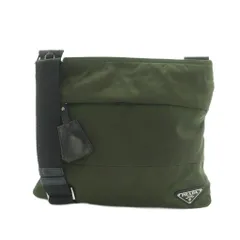 プラダ PRADA ショルダーバッグ ナイロン 三角プレート カーキ /MI ■OS ■OH