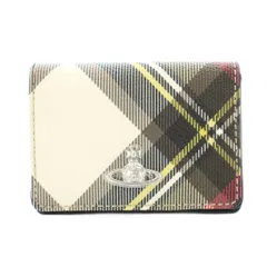 ヴィヴィアンウエストウッド Vivienne Westwood DERBY BUSINESS CARD HOLDER カードケース 名刺入れ 二つ折り レザー チェック柄 マルチカラー 51040053-10256 /KUのサムネイル